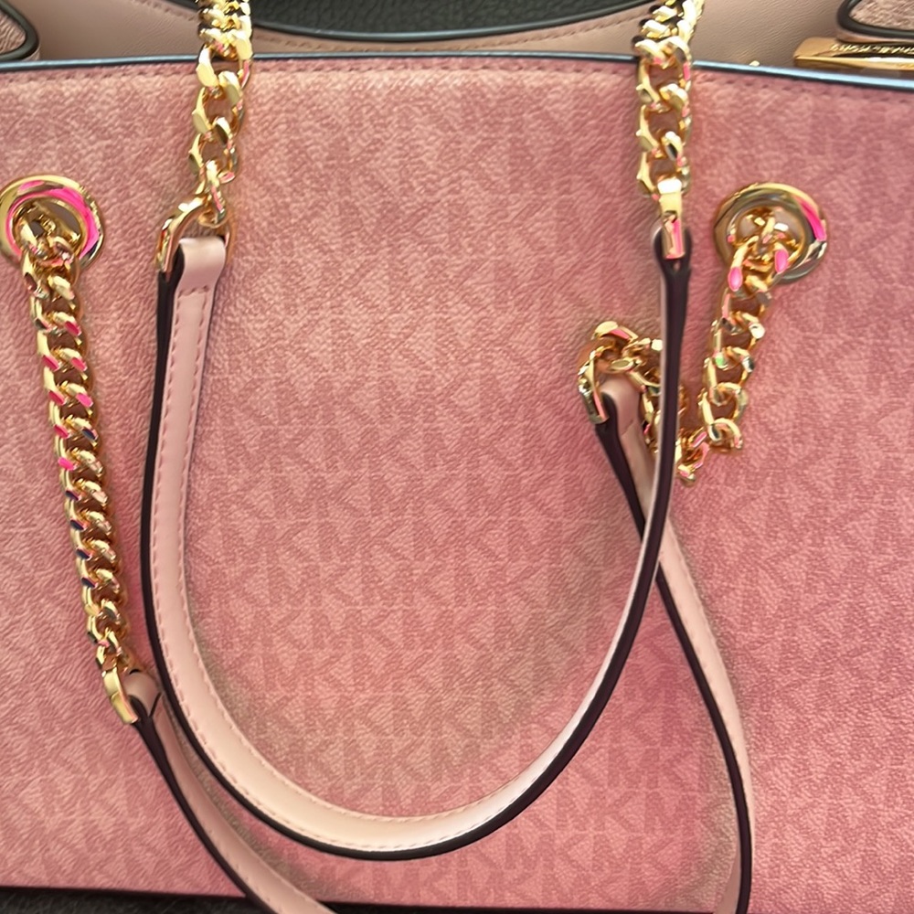Michael Kors blush color drop satchel - Picture 7 of 13